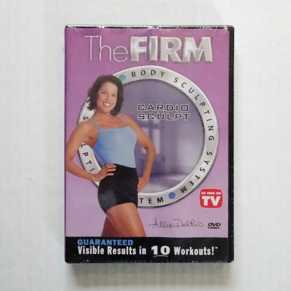 The Firm Body Sculpting System Cardio Sculpt Workout DVD Allie Del Rio Slim New
